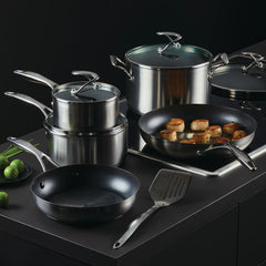10-Piece Hybrid Stainless Steel Cookware Set