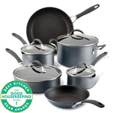 10-Piece ScratchDefense™ Nonstick Cookware Set