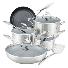 10-Piece Hybrid Stainless Steel Cookware Set