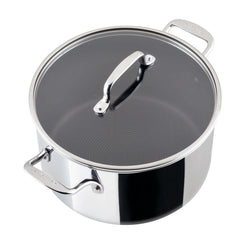 10-Piece ScratchDefense™ Clad Nonstick Cookware Set