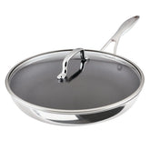 12.5-Inch ScratchDefense™ C1 Nonstick Frying Pan with Lid