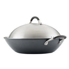 14-Inch A1 ScratchDefense™ Nonstick Wok with Lid