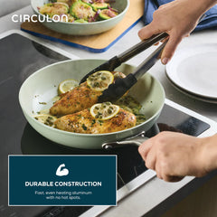 Ceramic Nonstick 2-Piece Skillet Set