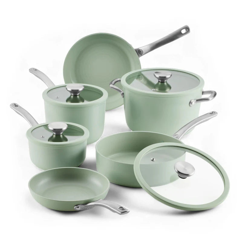 Ceramic Nonstick 10-Piece Cookware Set