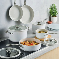 Ceramic Nonstick 10-Piece Cookware Set