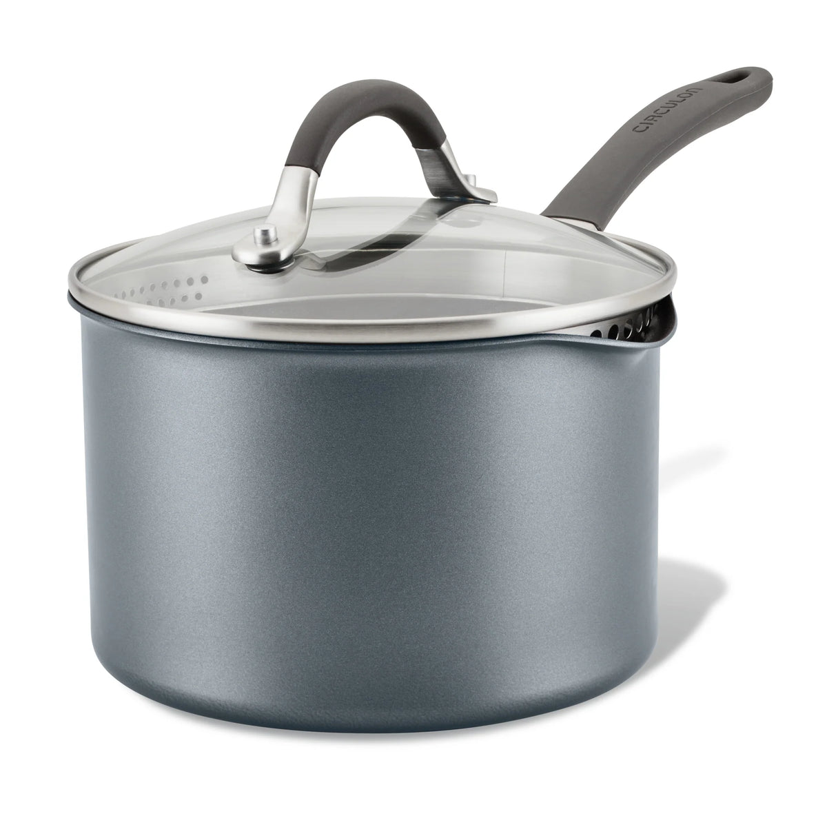 3-Quart A1 ScratchDefense™ Nonstick Saucepan and Lid